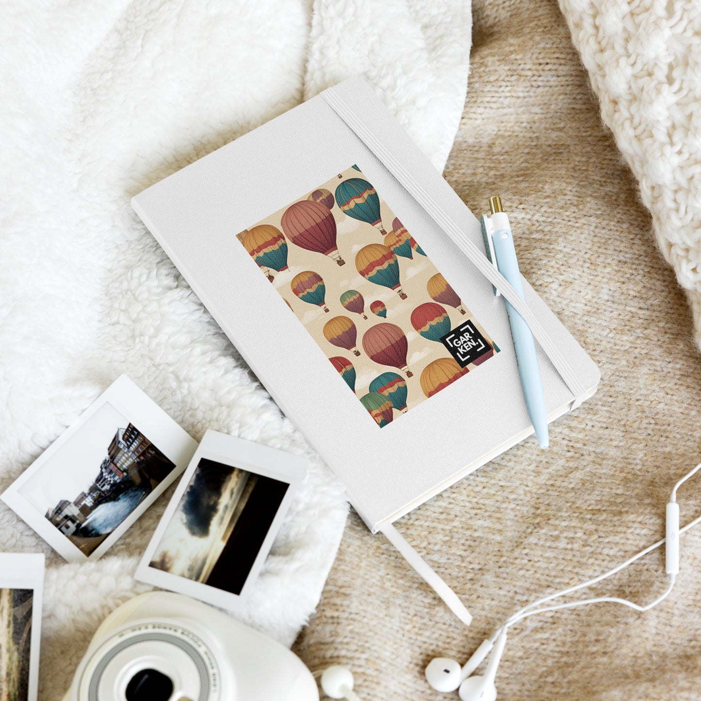 Aerial Kaleidoscope Hardcover Bound Notebook