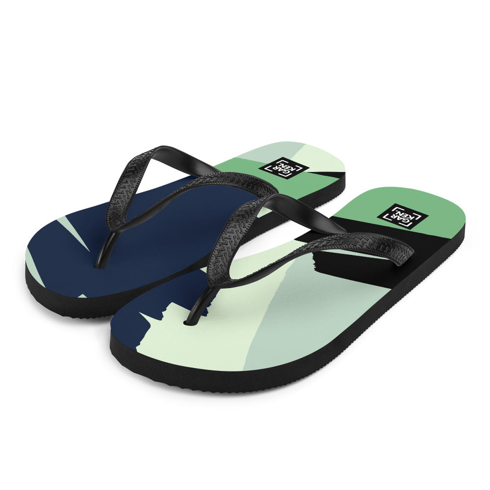 Brush Stroke Flip-Flops