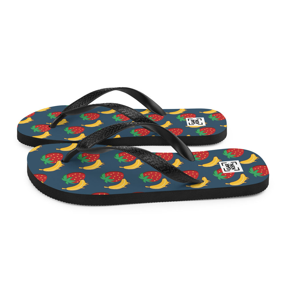 Navy Nibblers Flip-Flops