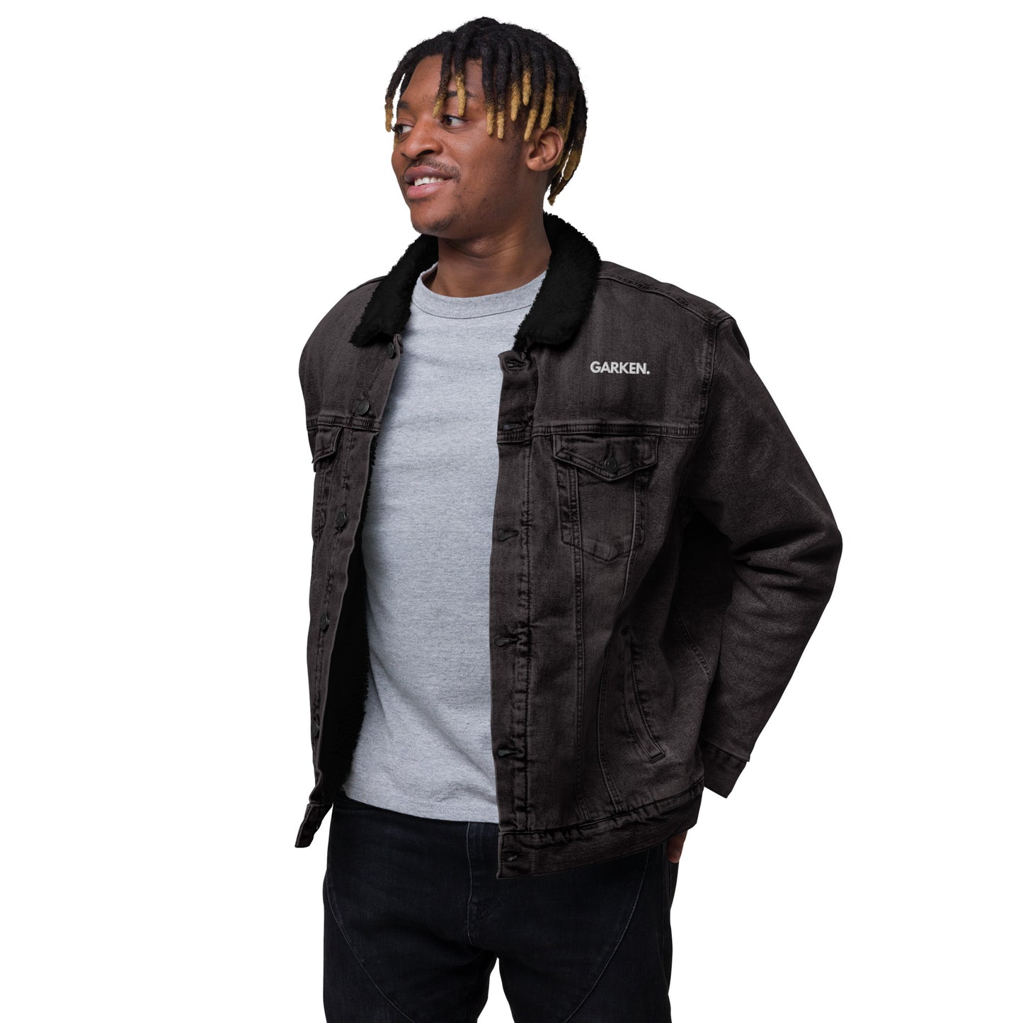 Richie Unisex Denim Sherpa Jacket