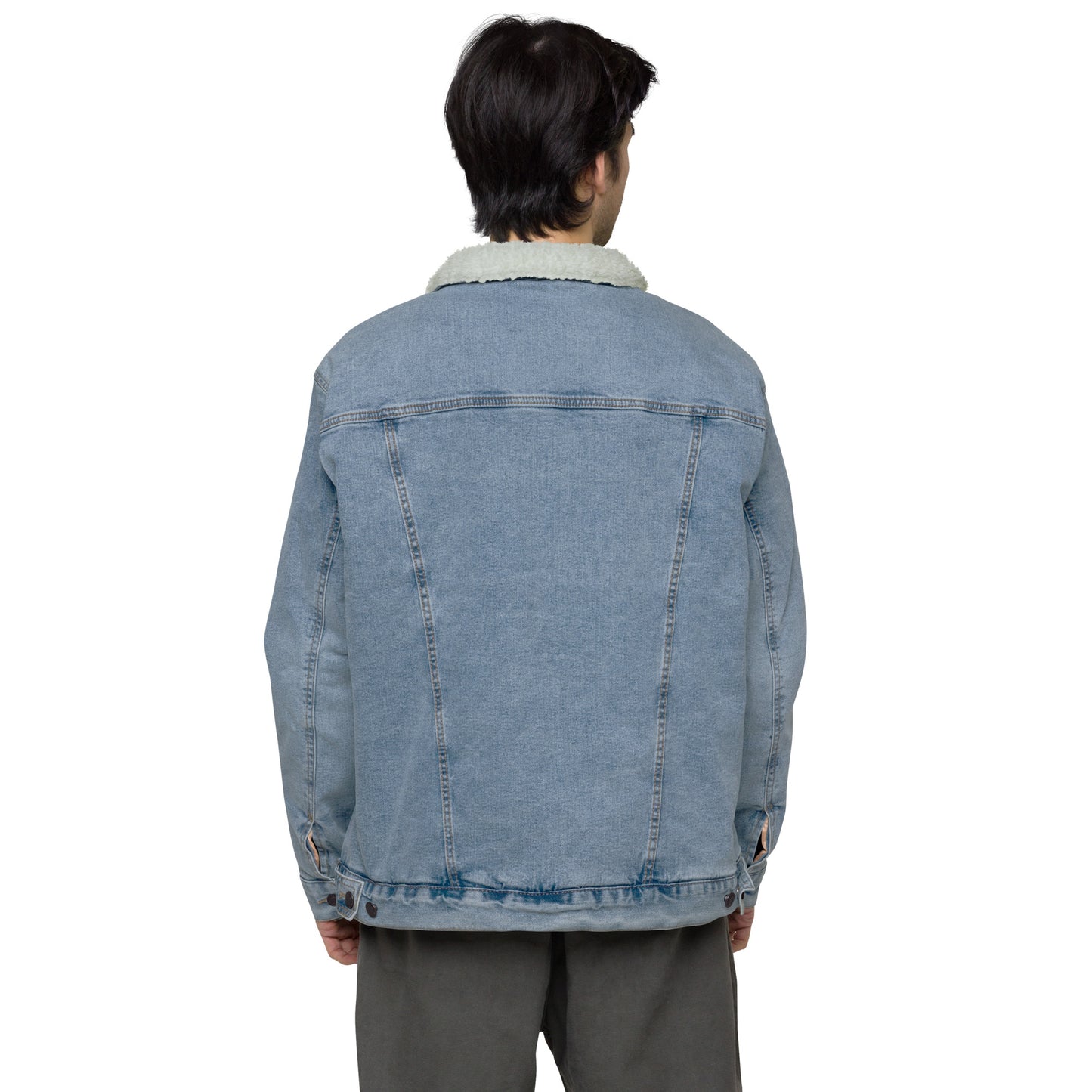 Richie Unisex Denim Sherpa Jacket