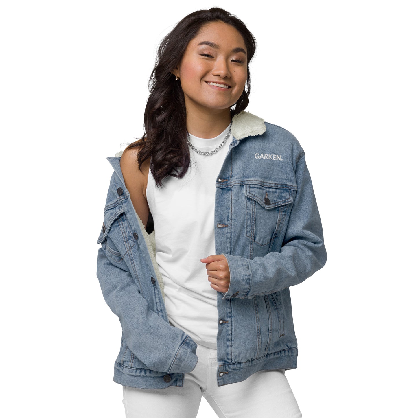 Richie Unisex Denim Sherpa Jacket