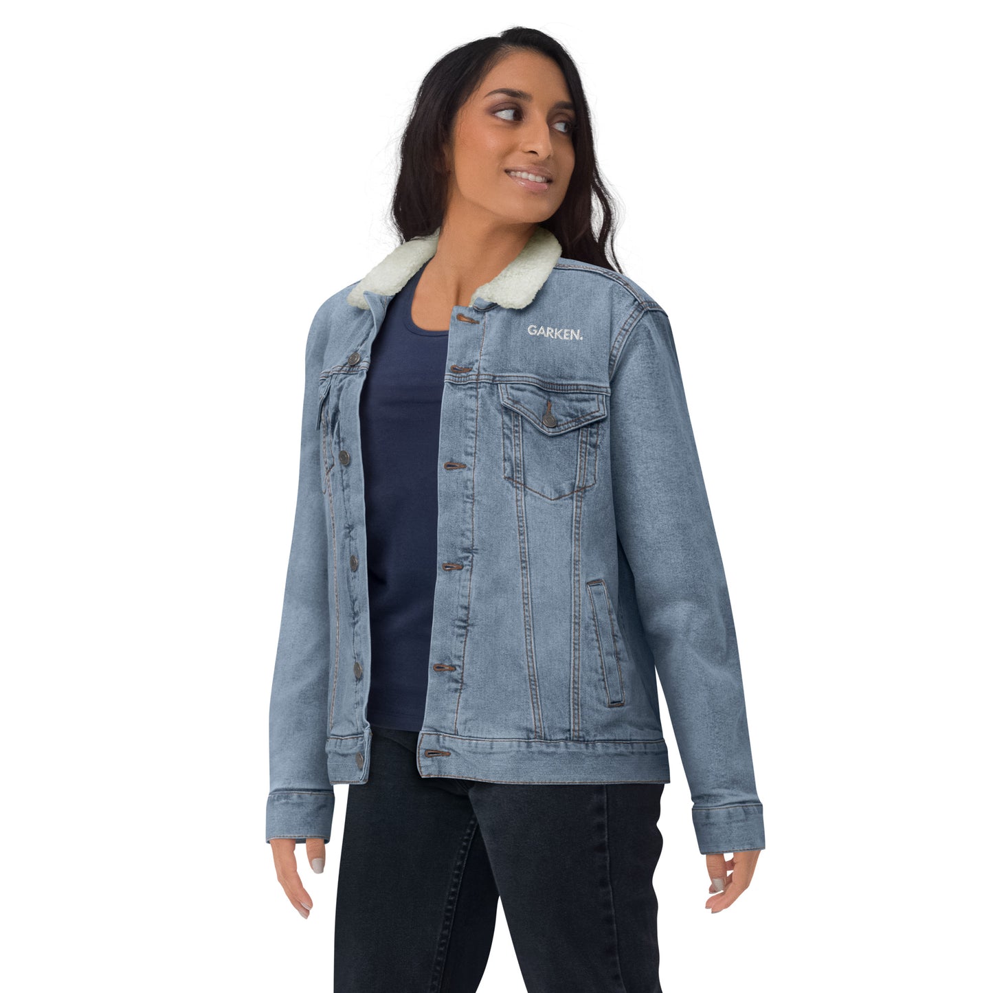 Richie Unisex Denim Sherpa Jacket