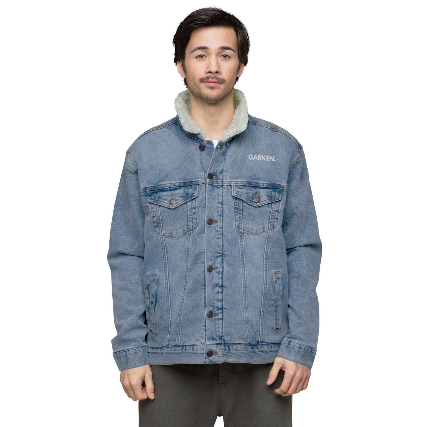 Richie Unisex Denim Sherpa Jacket