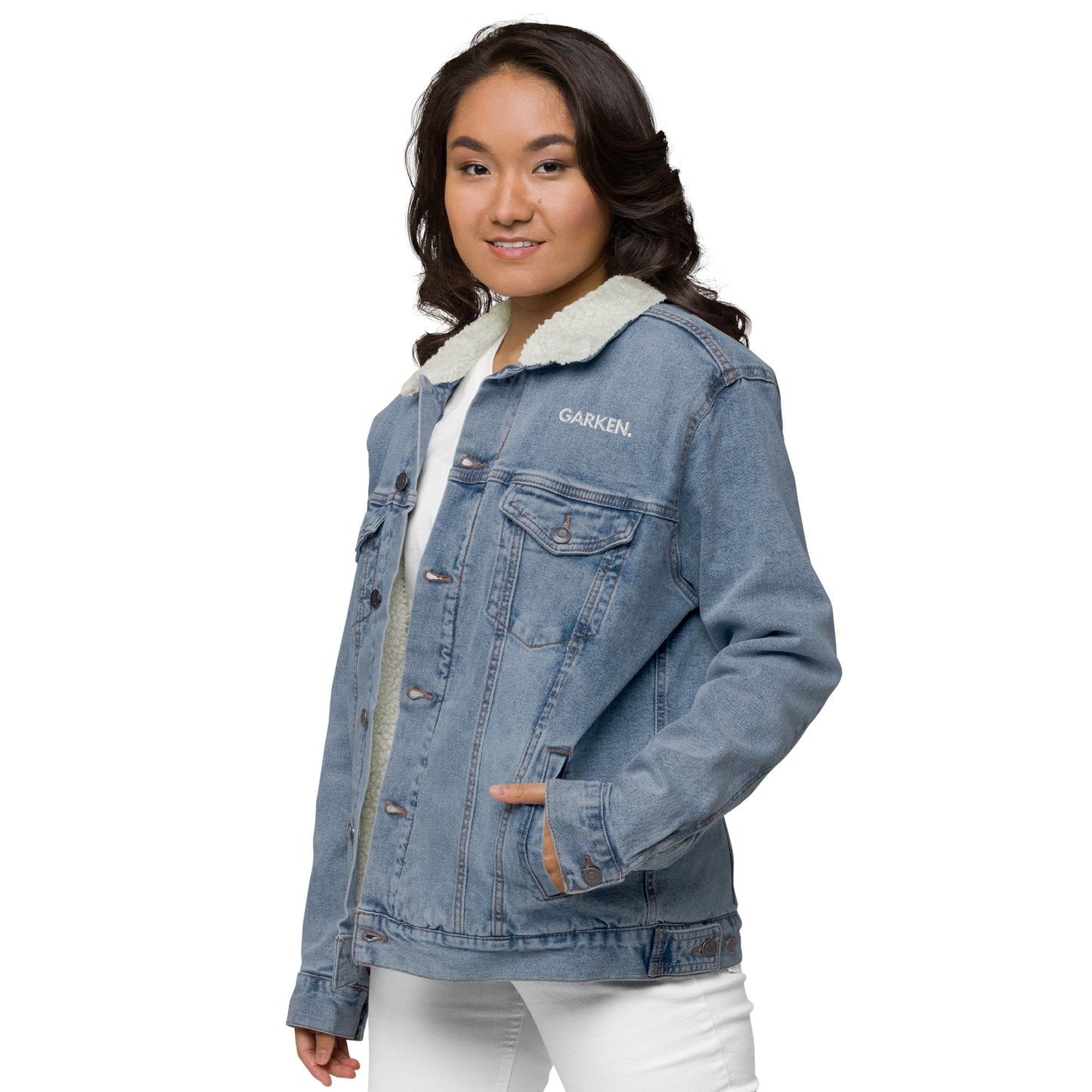 Richie Unisex Denim Sherpa Jacket